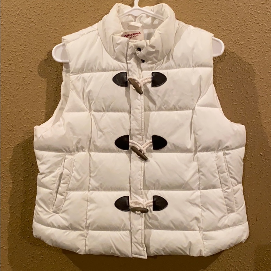 White Puffer Vest